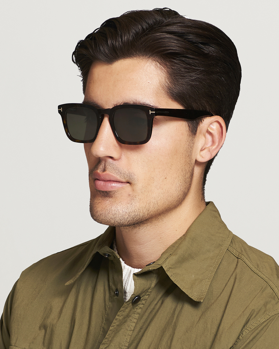 Men | Square Frame Sunglasses | Tom Ford | Dax TF0751 Sunglasses Havanna