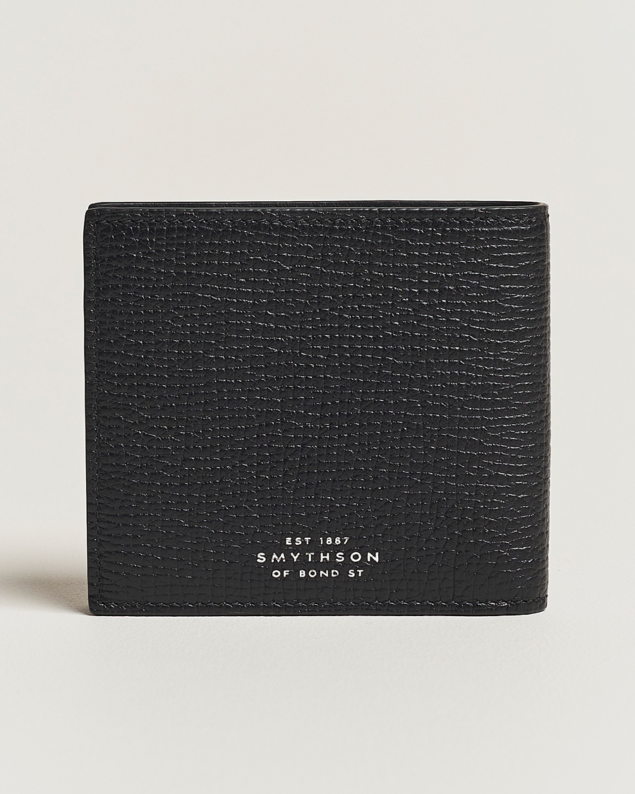 Heren | Portemonnees | Smythson | Ludlow 6 Card Wallet Black