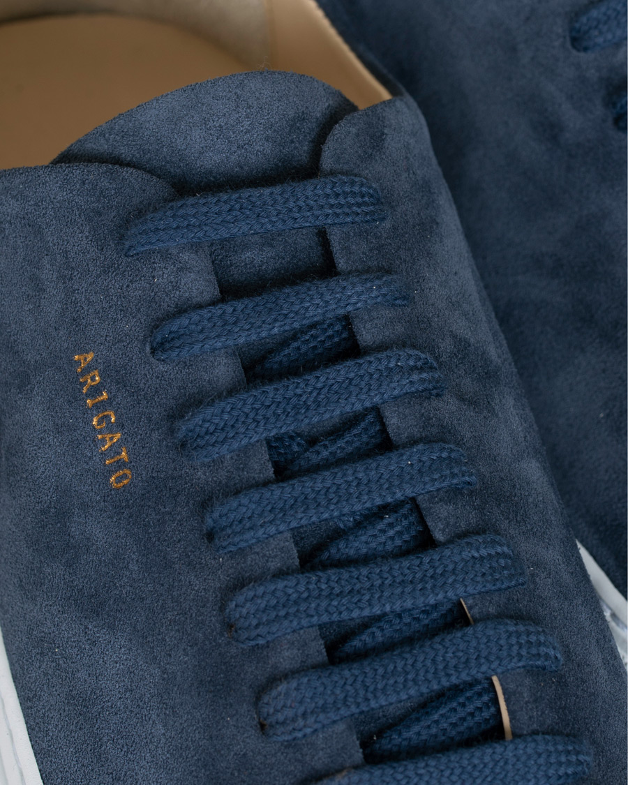 Heren | Axel Arigato Cap Toe Sneaker Navy Suede | Axel Arigato | Cap Toe Sneaker Navy Suede