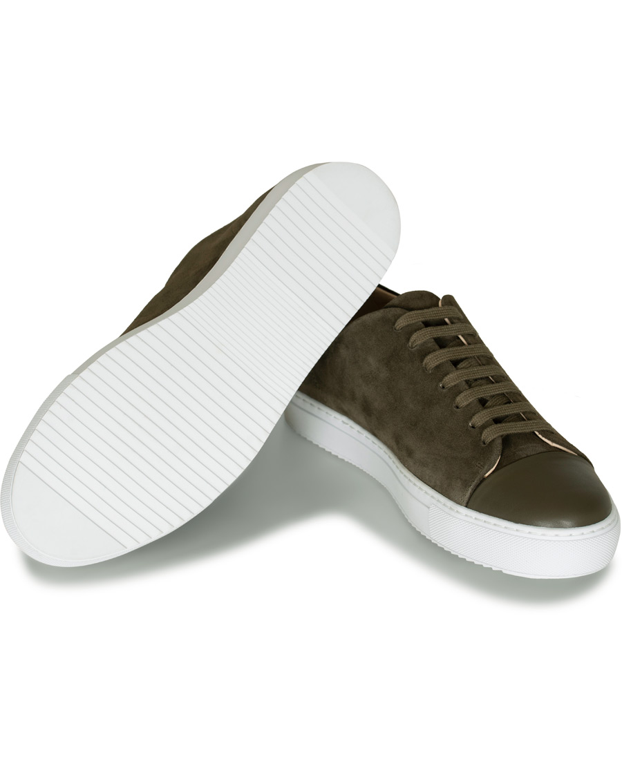 Heren | Axel Arigato Cap Toe Sneaker Military Green Suede | Axel Arigato | Cap Toe Sneaker Military Green Suede