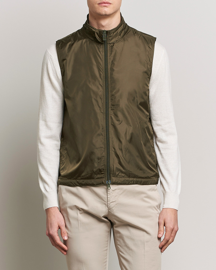 Heren | Contemporary Creators | Aspesi | Vernes Nylon Gilet Dark Military