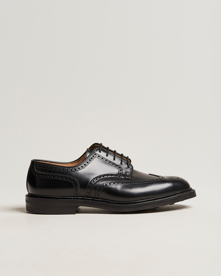 Heren | Brogues | Crockett & Jones | Pembroke Derbys Black Calf