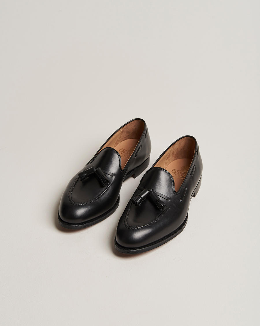 Heren | Instappers | Crockett & Jones | Cavendish 2 Tassel Loafer Black Calf