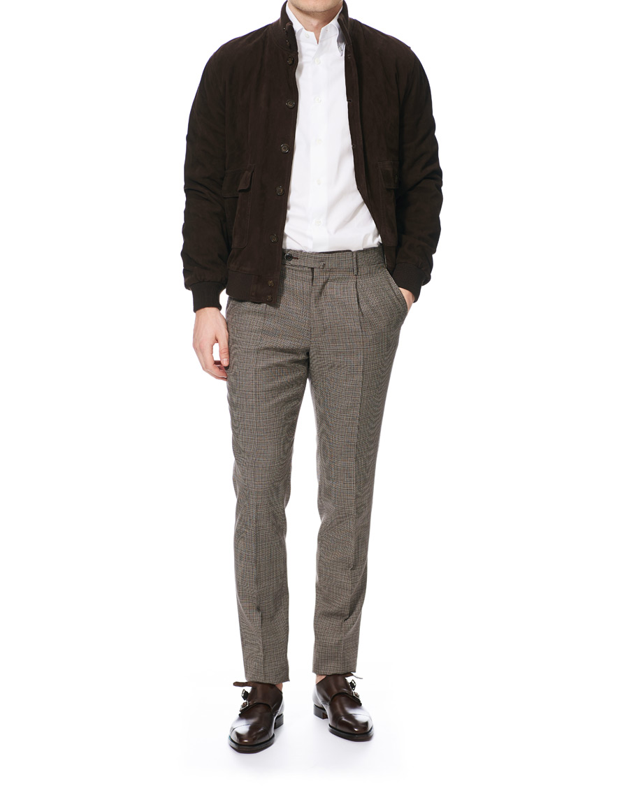 Heren | Overhemden | Mazzarelli | Soft Oxford Button Down Shirt White