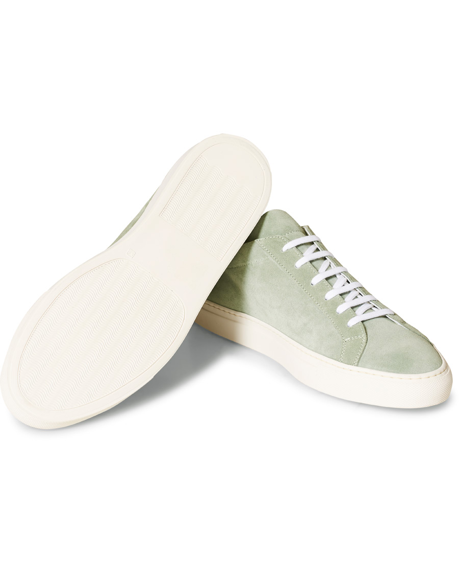 Heren | Common Projects Original Achilles Sneakers Green Suede | Common Projects | Original Achilles Sneakers Green Suede