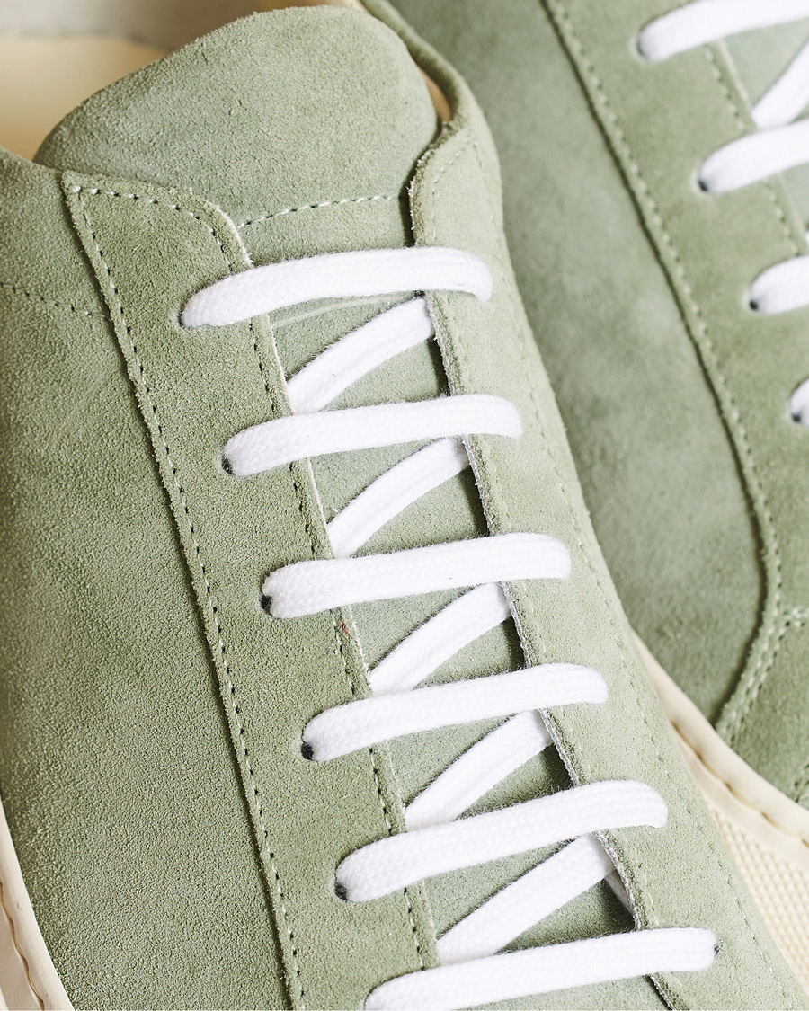 Heren | Common Projects Original Achilles Sneakers Green Suede | Common Projects | Original Achilles Sneakers Green Suede