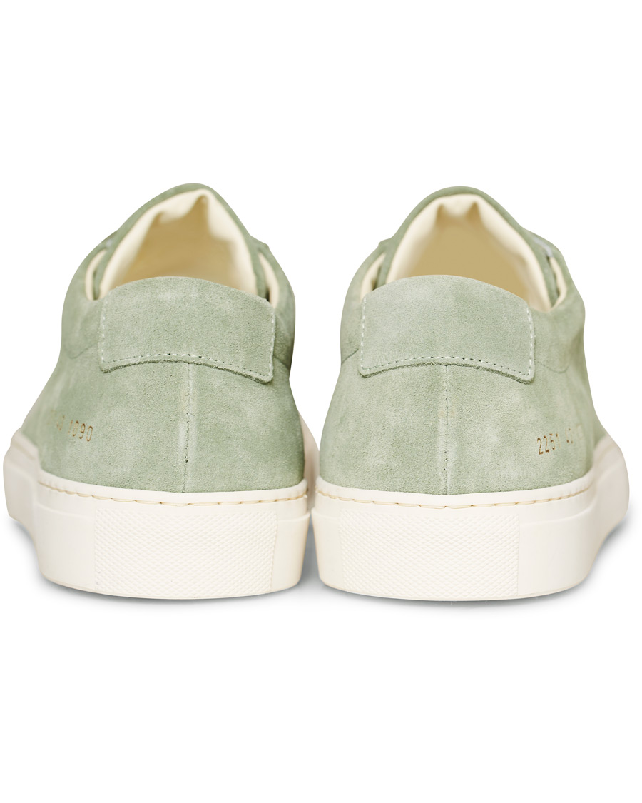 Heren | Common Projects Original Achilles Sneakers Green Suede | Common Projects | Original Achilles Sneakers Green Suede