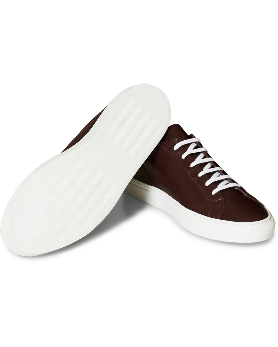Heren | Common Projects Original Achilles Sneakers Bordeaux Calf | Common Projects | Original Achilles Sneakers Bordeaux Calf