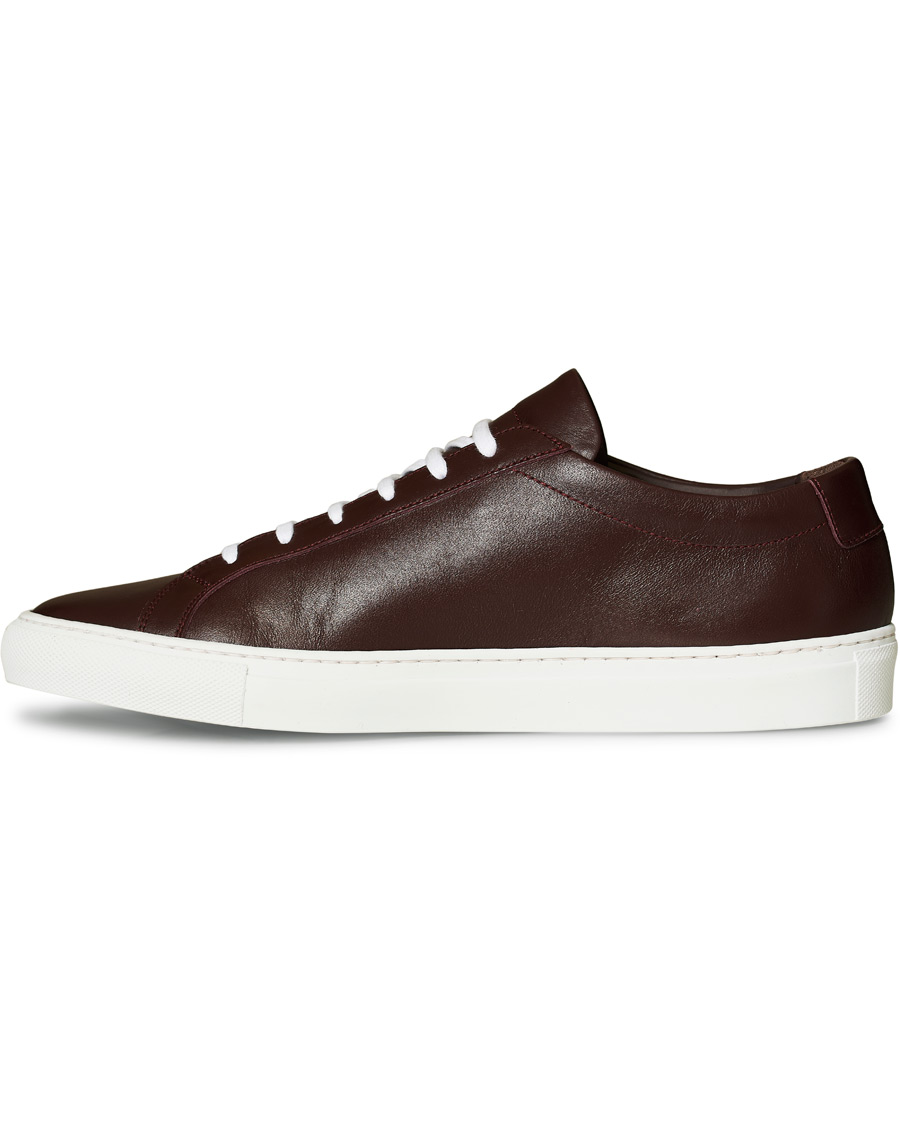 Heren | Common Projects Original Achilles Sneakers Bordeaux Calf | Common Projects | Original Achilles Sneakers Bordeaux Calf