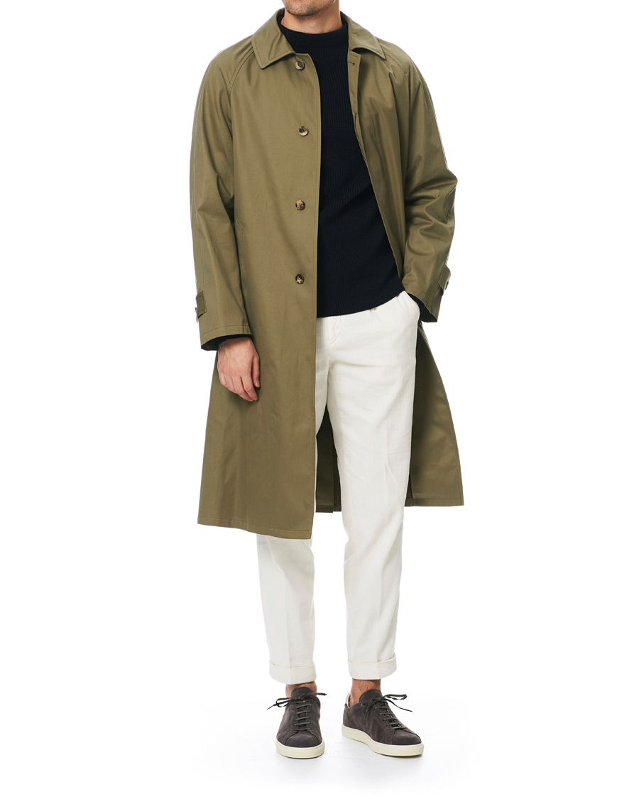 Heren | Jassen | Valstar | Raglan Cotton Coat Olive