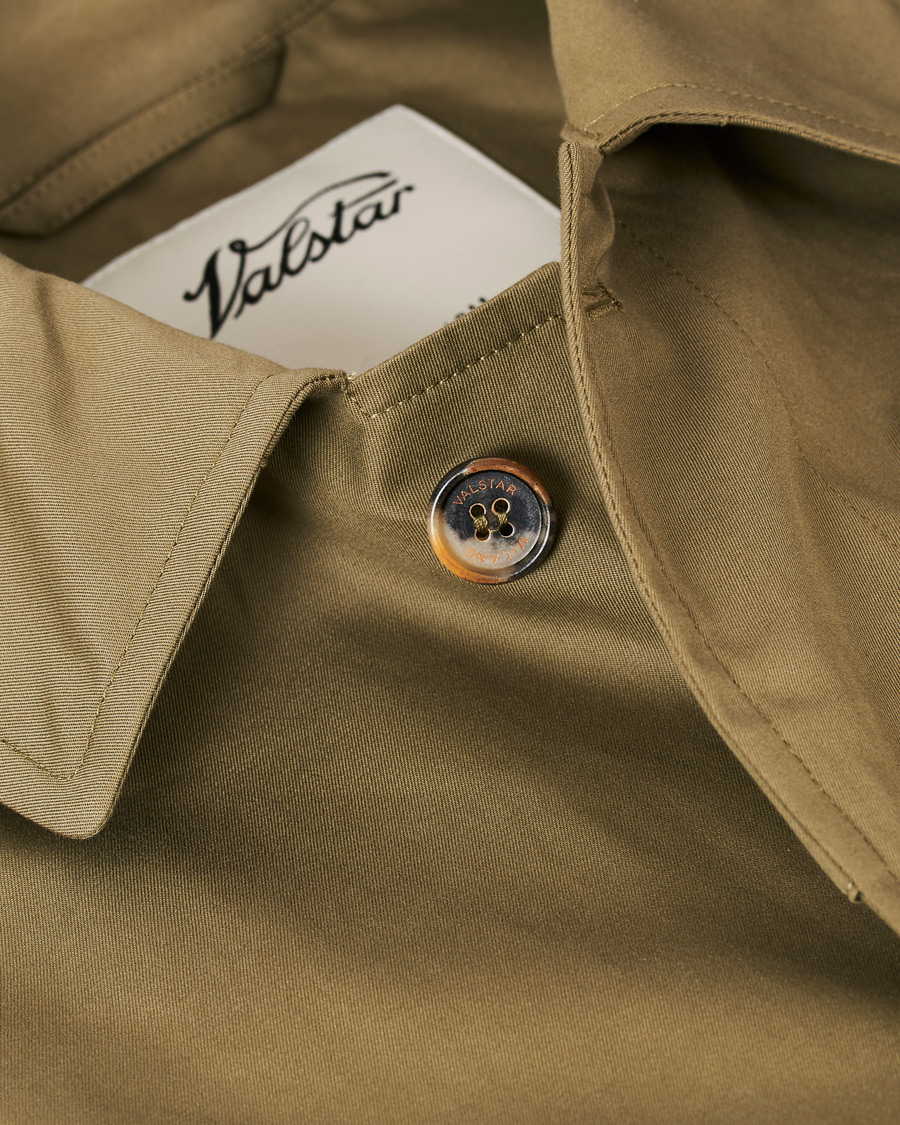 Heren | Jassen | Valstar | Raglan Cotton Coat Olive