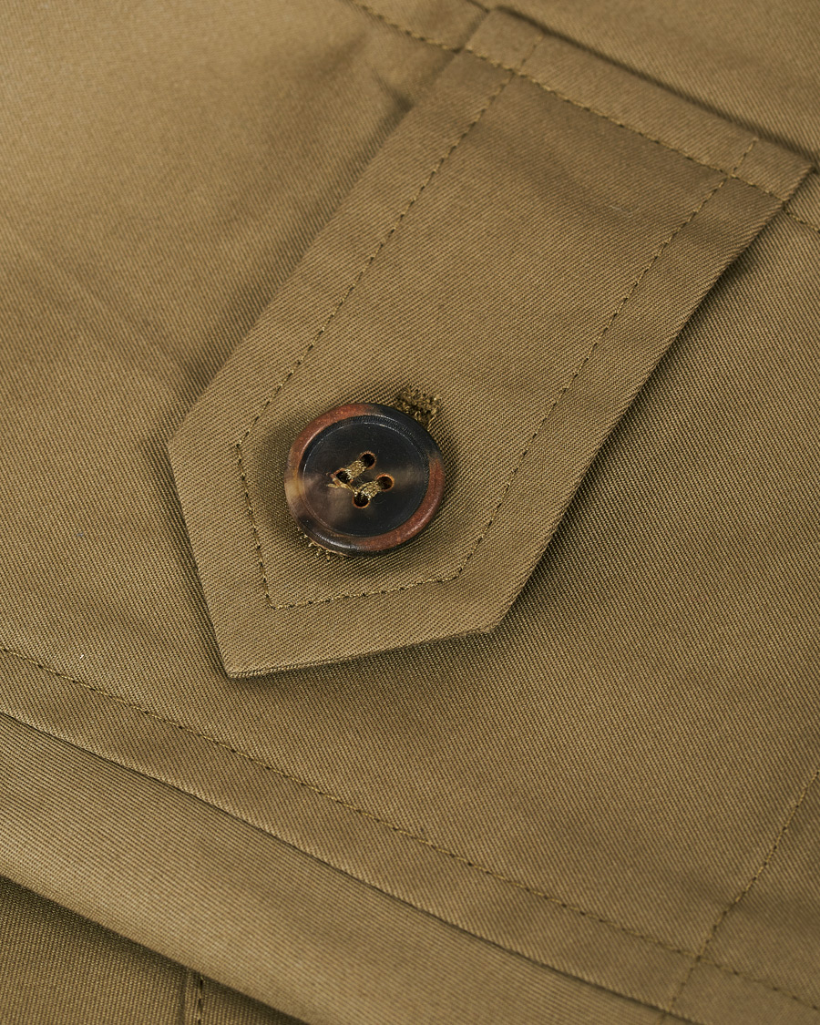 Heren | Jassen | Valstar | Raglan Cotton Coat Olive