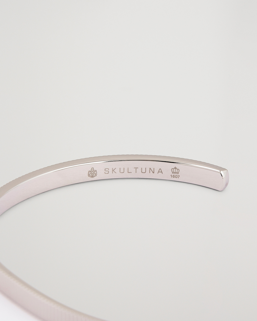Heren | Armbanden | Skultuna | Ribbed Cuff Polished Steel