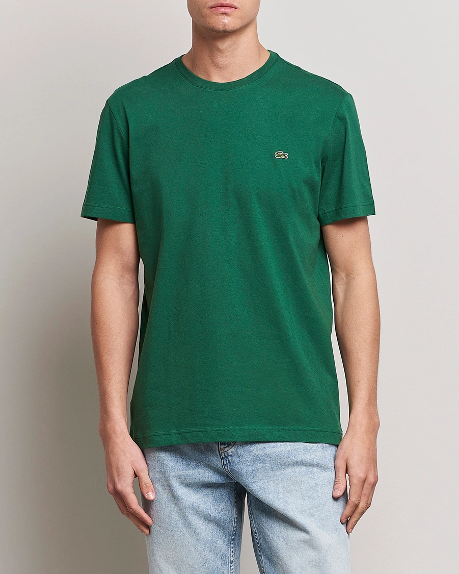 Heren | T-shirts | Lacoste | Crew Neck T-Shirt Green