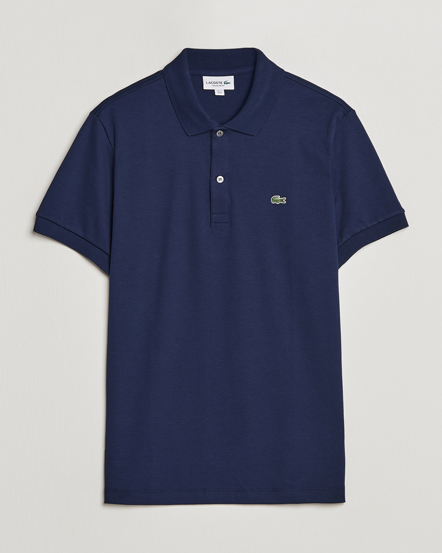 Heren | Polo's | Lacoste | Pima Interlock Piké Navy