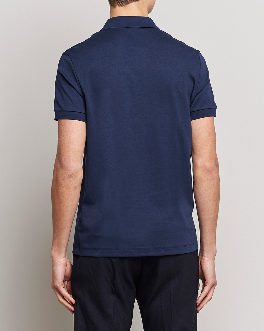 Heren | Poloshirts met korte mouwen | Lacoste | Pima Interlock Piké Navy