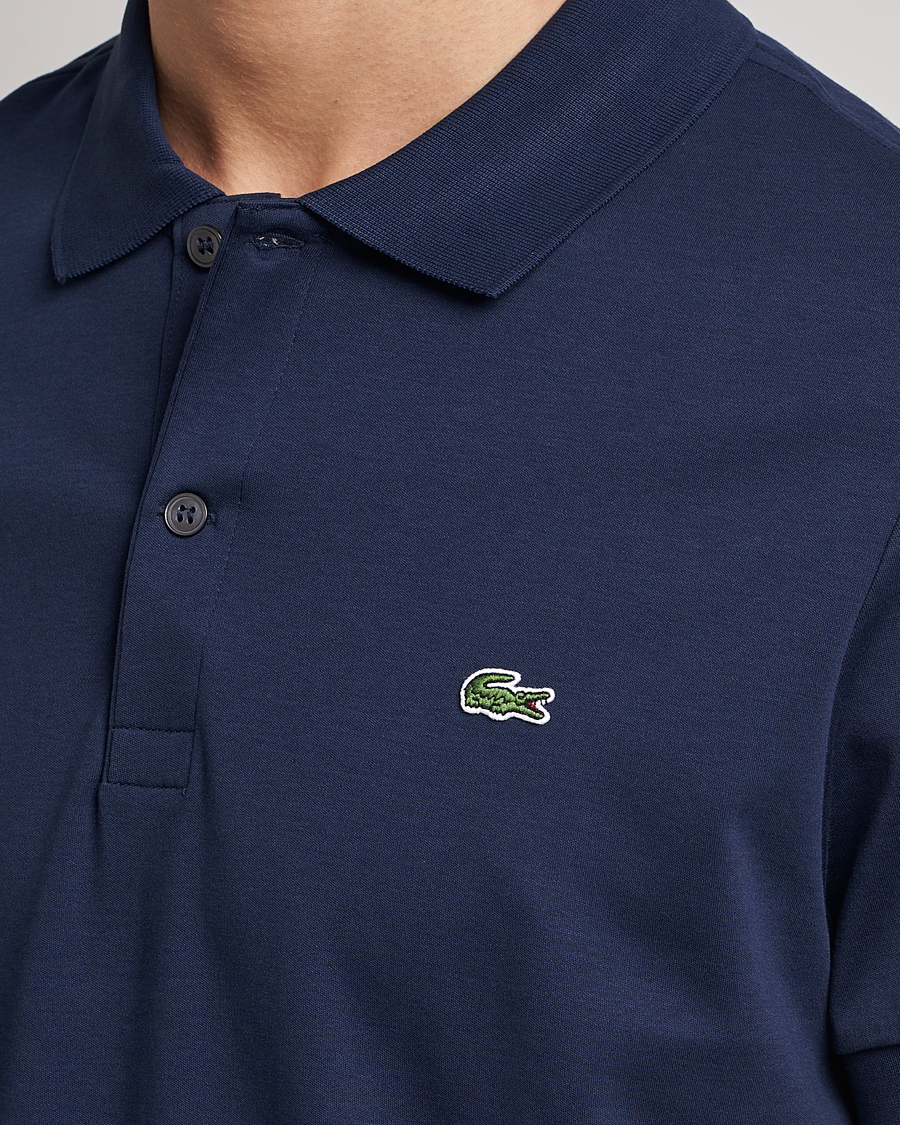 Heren | Polo's | Lacoste | Pima Interlock Piké Navy