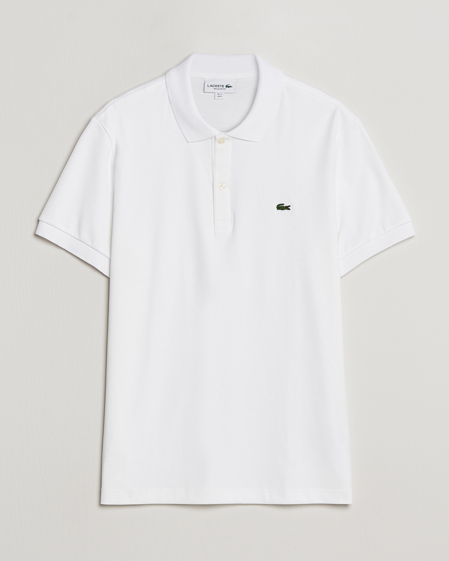 Heren | Polo's | Lacoste | Pima Interlock Piké White