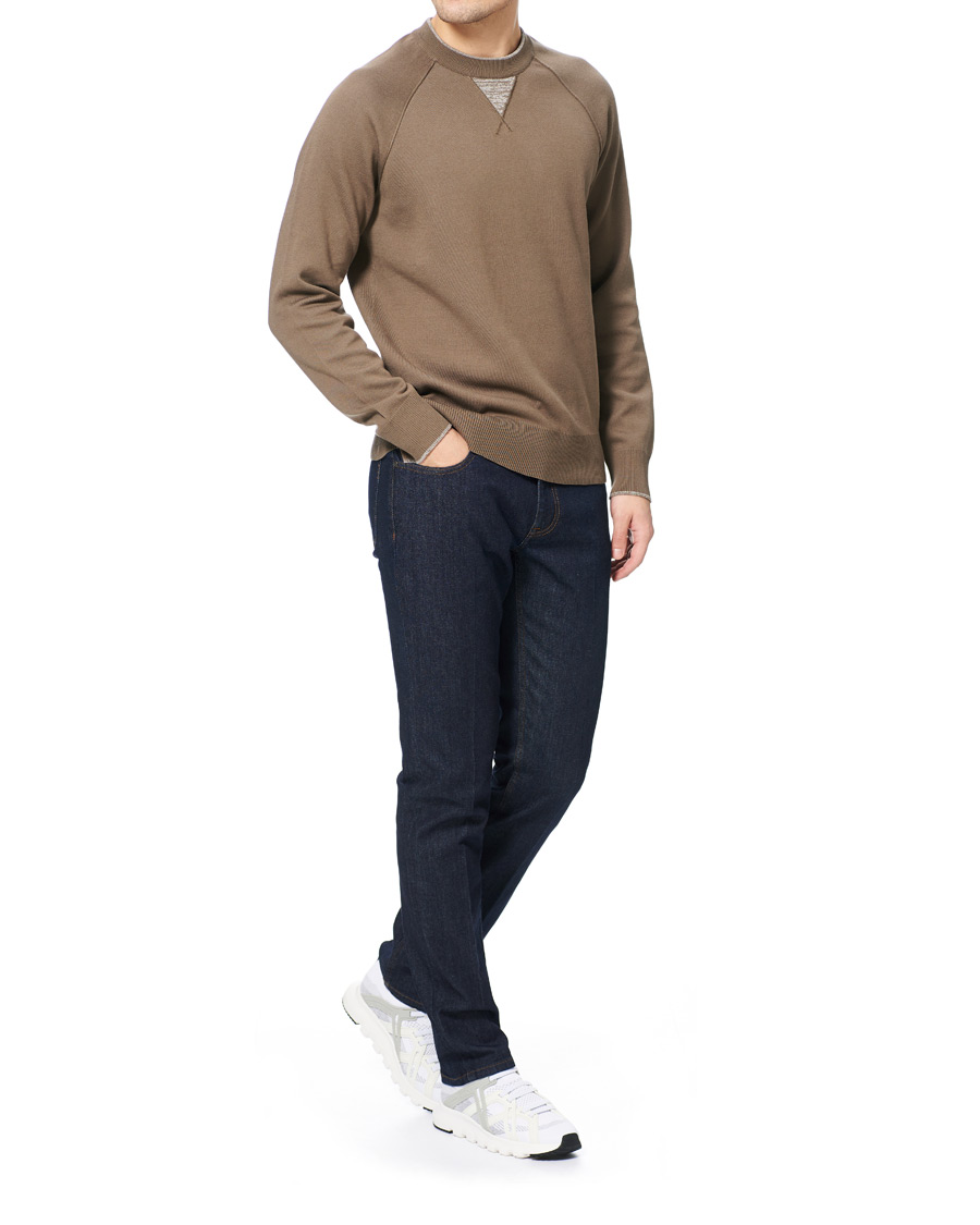 Heren | Z Zegna Techmerino Sock Sneaker White | Z Zegna | Techmerino Sock Sneaker White