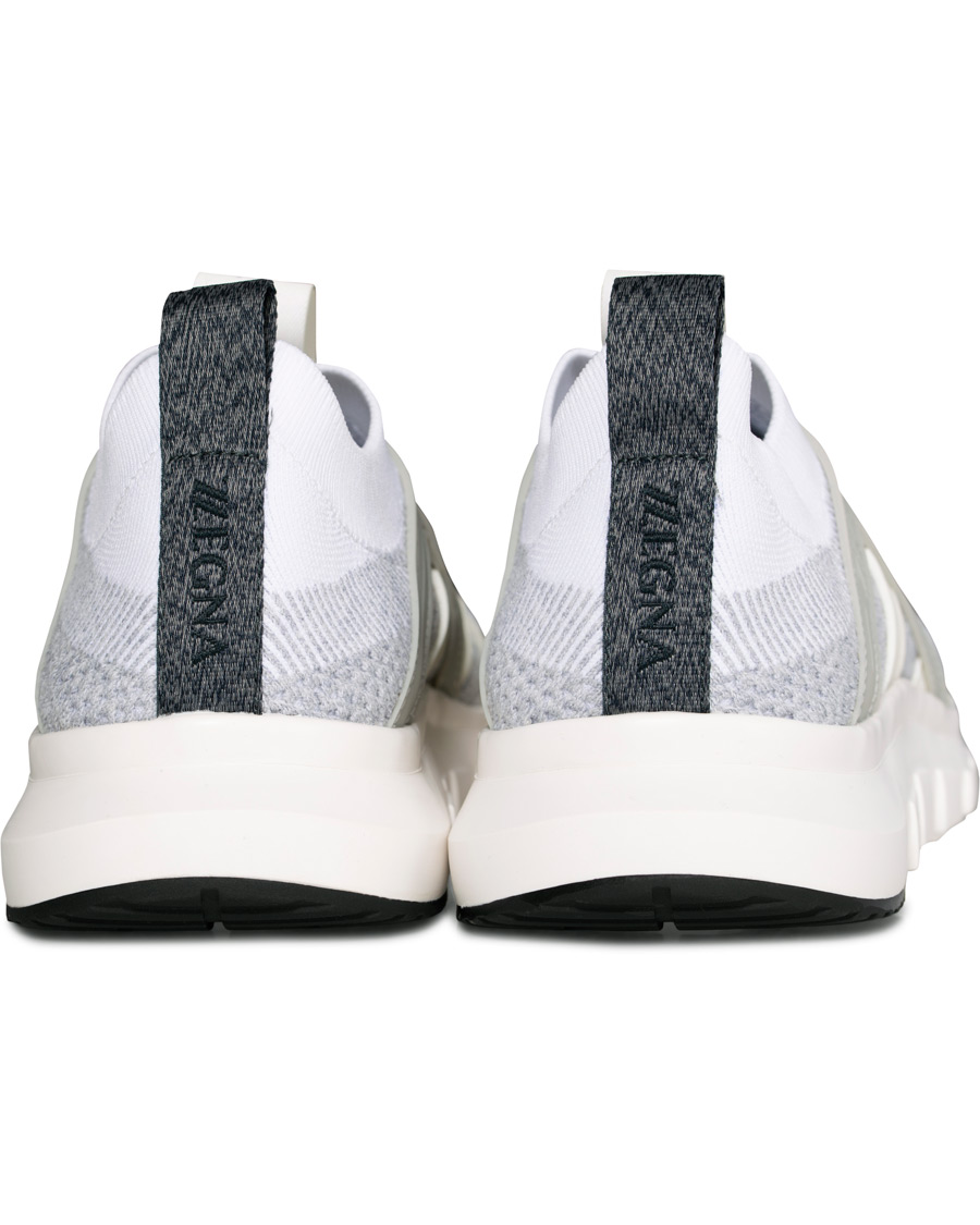 Heren | Z Zegna Techmerino Sock Sneaker White | Z Zegna | Techmerino Sock Sneaker White