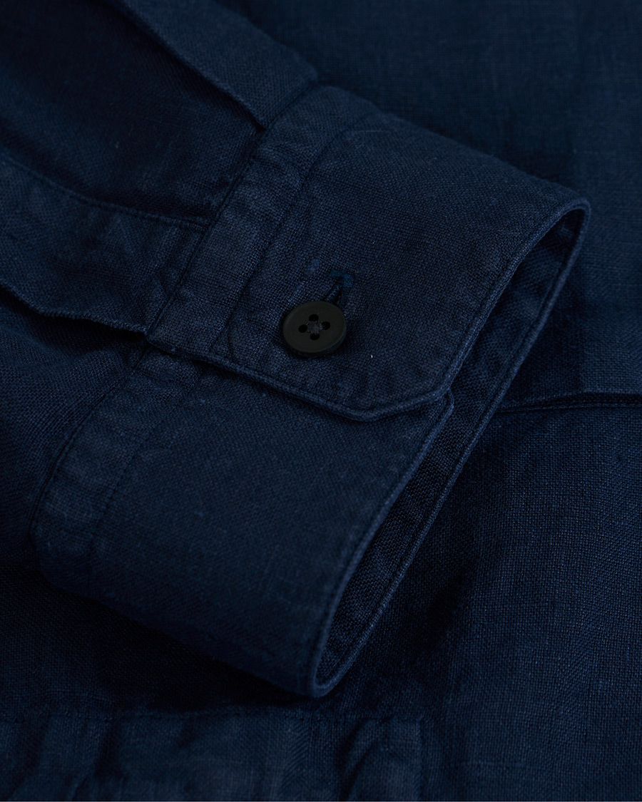 Heren | Jassen | Z Zegna | Sahariana Linen Overshirt Navy
