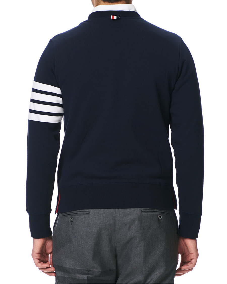 Heren | Truien | Thom Browne | 4 Bar Classic Sweatshirt Navy