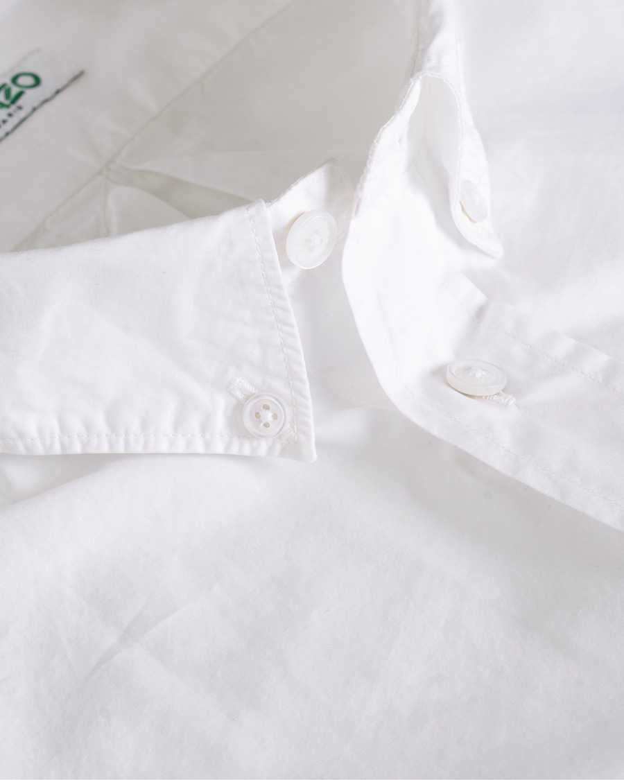 Heren | Overhemden | KENZO | Casual Fit Crest Shirt White