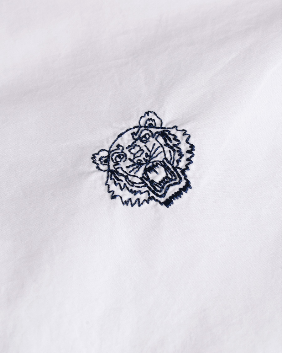 Heren | Overhemden | KENZO | Casual Fit Crest Shirt White