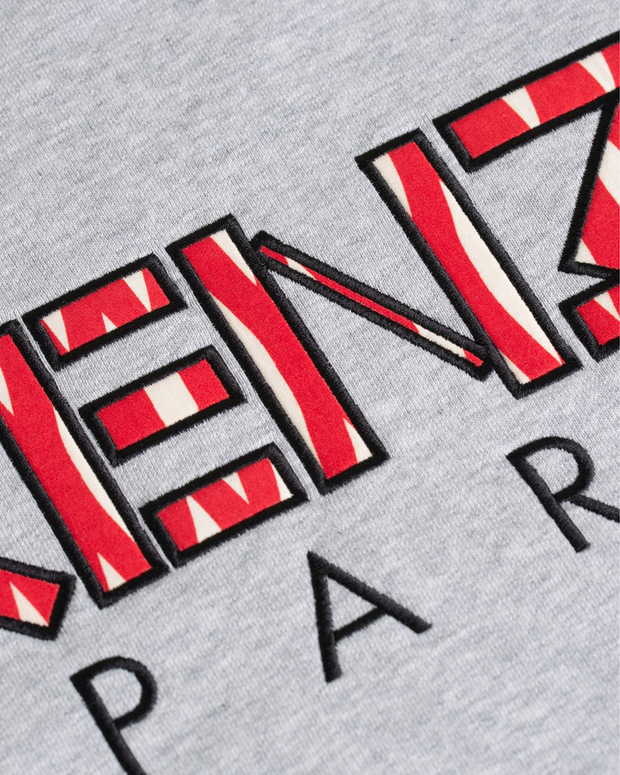 Heren | Truien | KENZO | Paris Crew Neck Sweatshirt Grey Melange