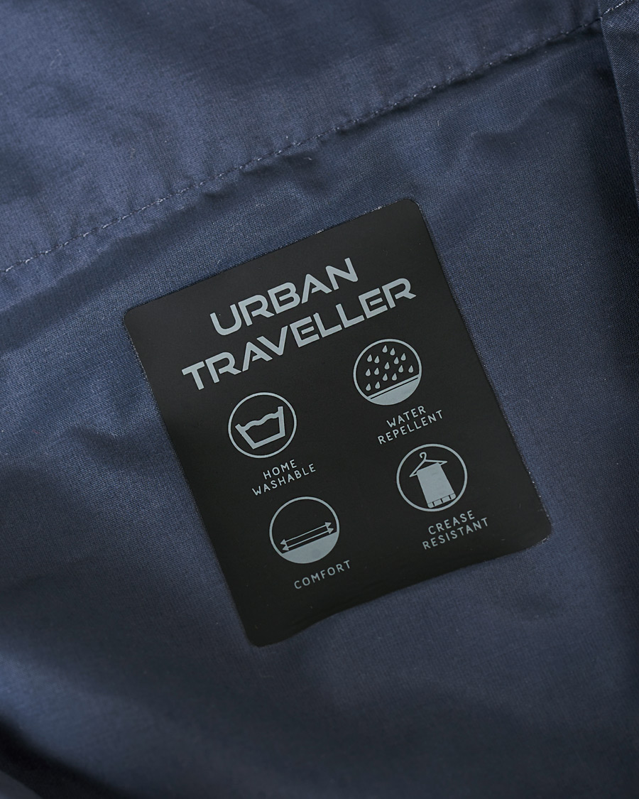 Heren | Broeken | Incotex | Urban Traveller Techno Wool Trousers Light Grey