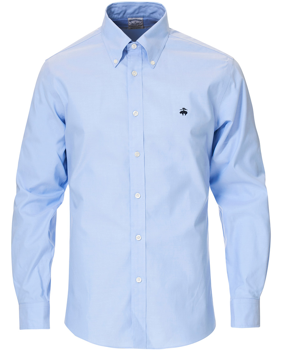 Heren | Overhemden | Brooks Brothers | Regent Fit Button Down Sport Shirt Light Blue