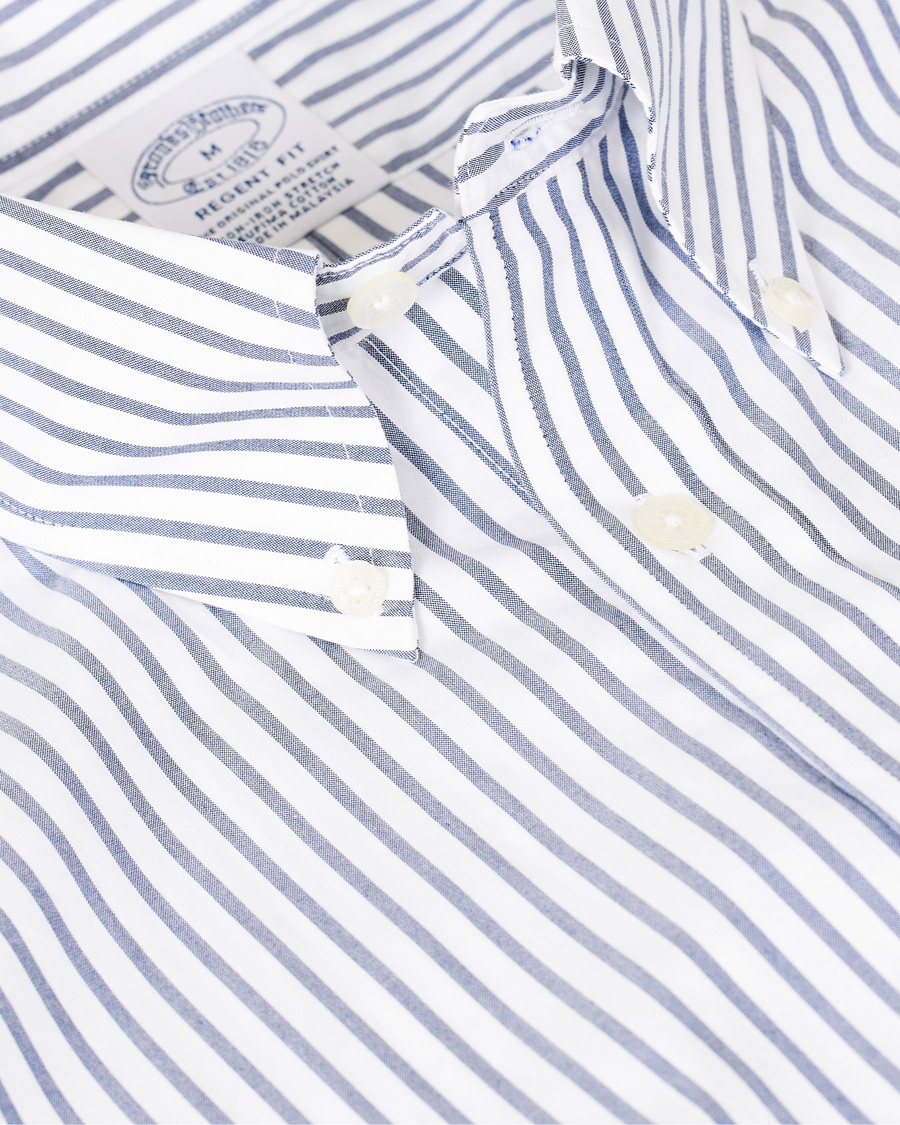 Heren | Overhemden | Brooks Brothers | Regent Fit Non Iron Sport Button Down Shirt Dark Blue