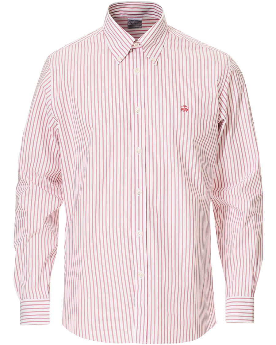 Heren | Overhemden | Brooks Brothers | Regent Fit Non Iron Sport Button Down Shirt Red