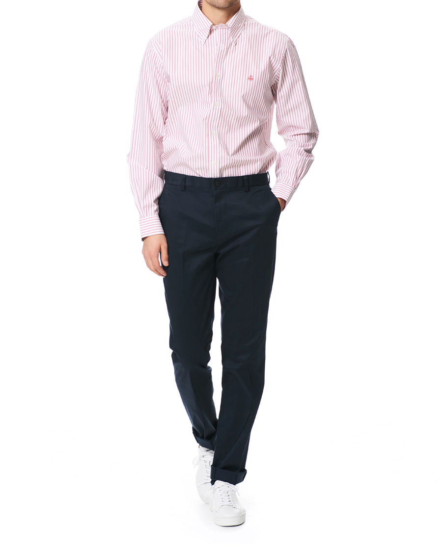 Heren | Overhemden | Brooks Brothers | Regent Fit Non Iron Sport Button Down Shirt Red