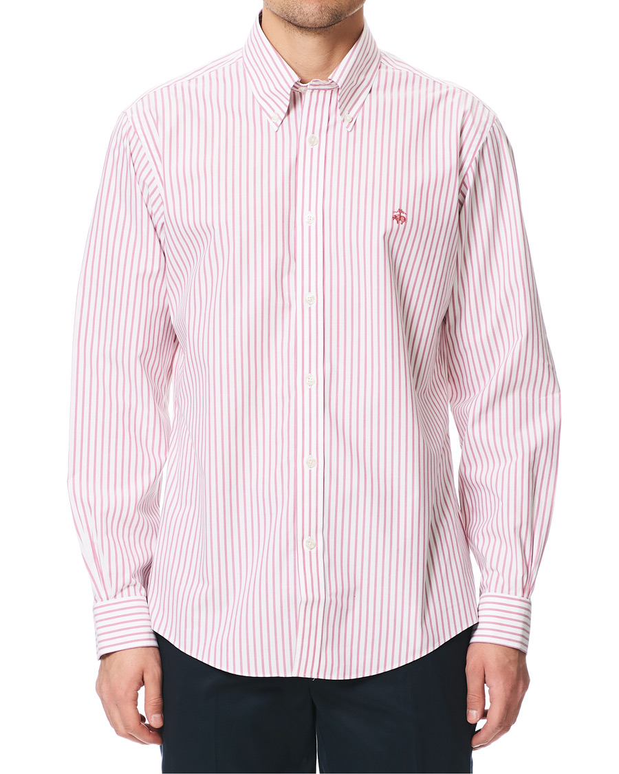 Heren | Overhemden | Brooks Brothers | Regent Fit Non Iron Sport Button Down Shirt Red