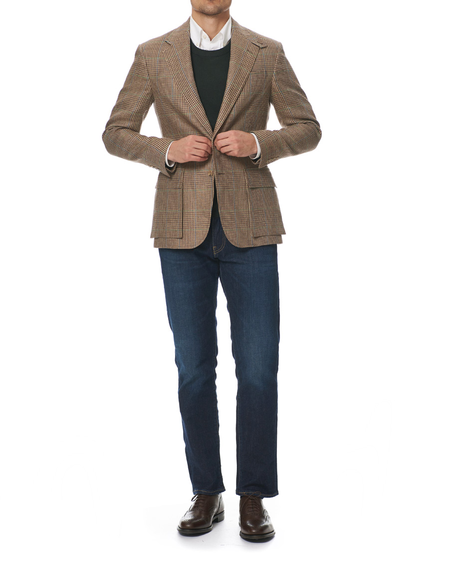 Heren | Blazers | Polo Ralph Lauren | RL 67 Glencheck Blazer Brown