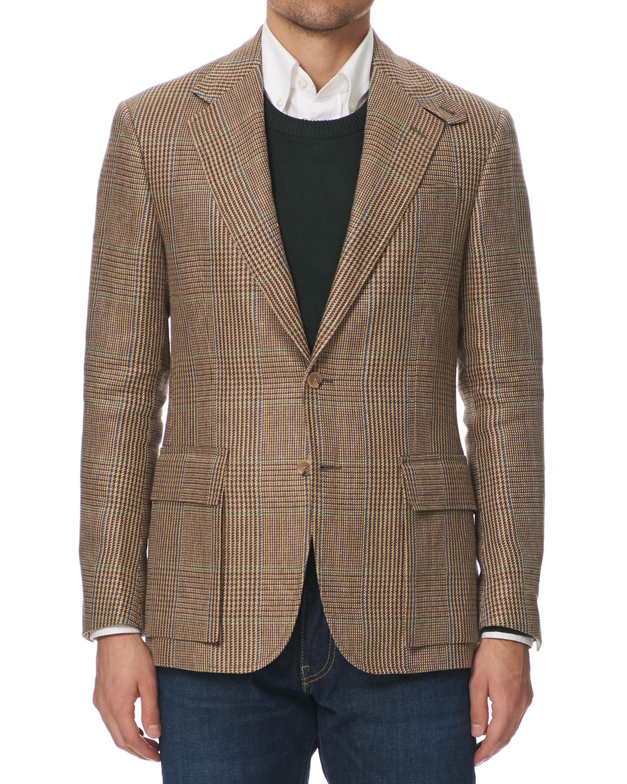 Heren | Blazers | Polo Ralph Lauren | RL 67 Glencheck Blazer Brown