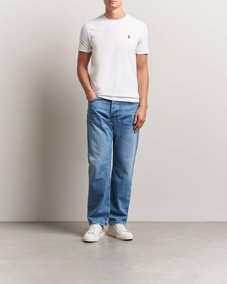 Heren | T-shirts | Polo Ralph Lauren | Luxury Pima Cotton Crew Neck T-Shirt White