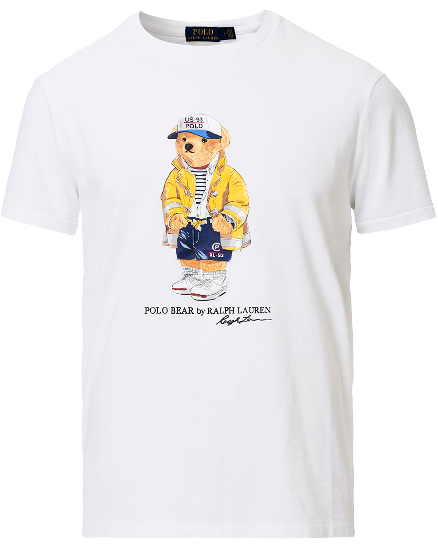 Heren | T-shirts | Polo Ralph Lauren | Bear Crew Neck Tee White