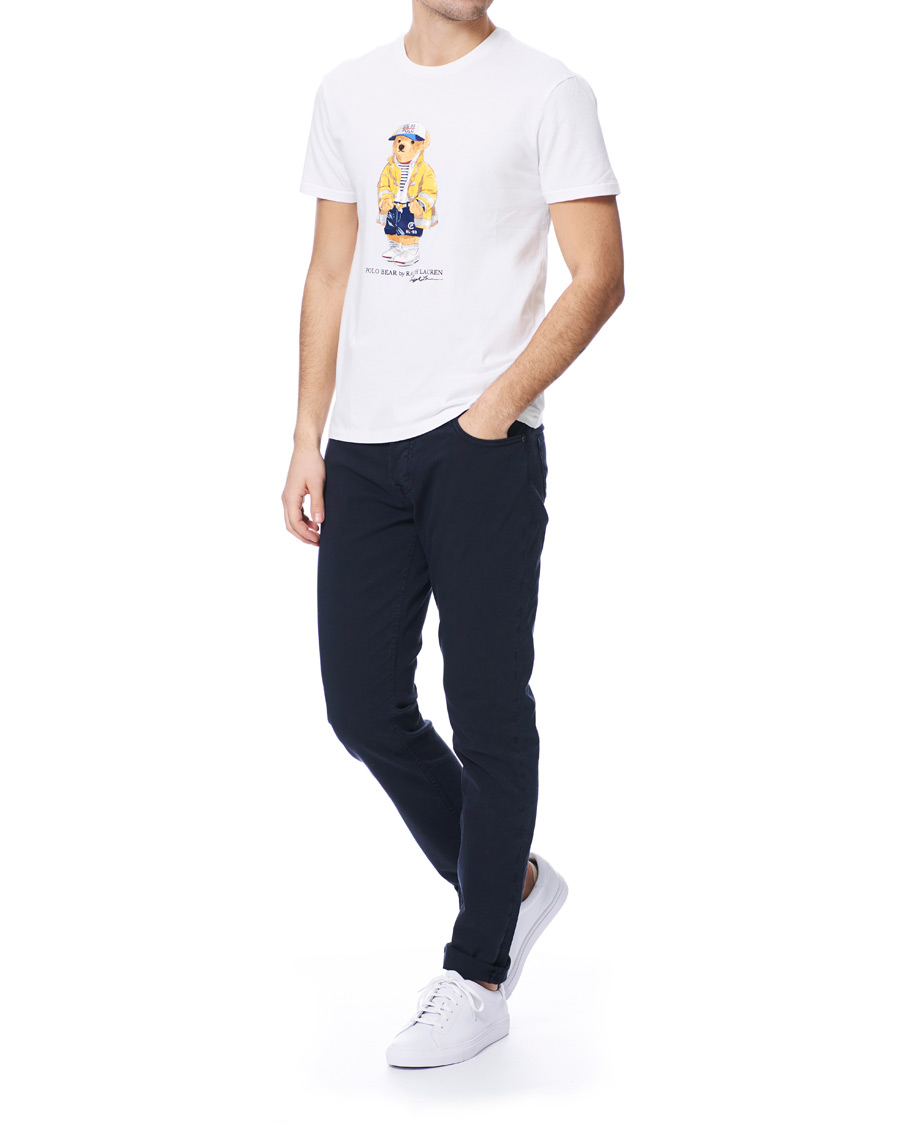 Heren | T-shirts | Polo Ralph Lauren | Bear Crew Neck Tee White