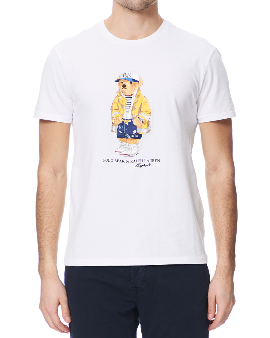 Heren | T-shirts | Polo Ralph Lauren | Bear Crew Neck Tee White