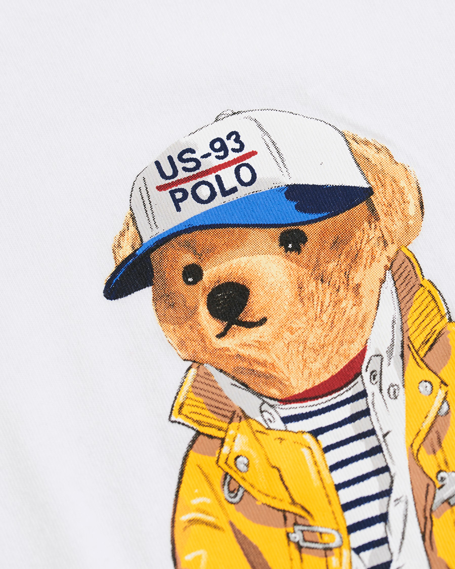 Heren | T-shirts | Polo Ralph Lauren | Bear Crew Neck Tee White