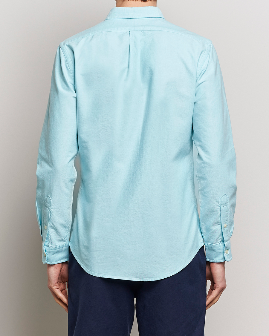Heren | Overhemden | Polo Ralph Lauren | Slim Fit Oxford Button Down Shirt Aegean Blue