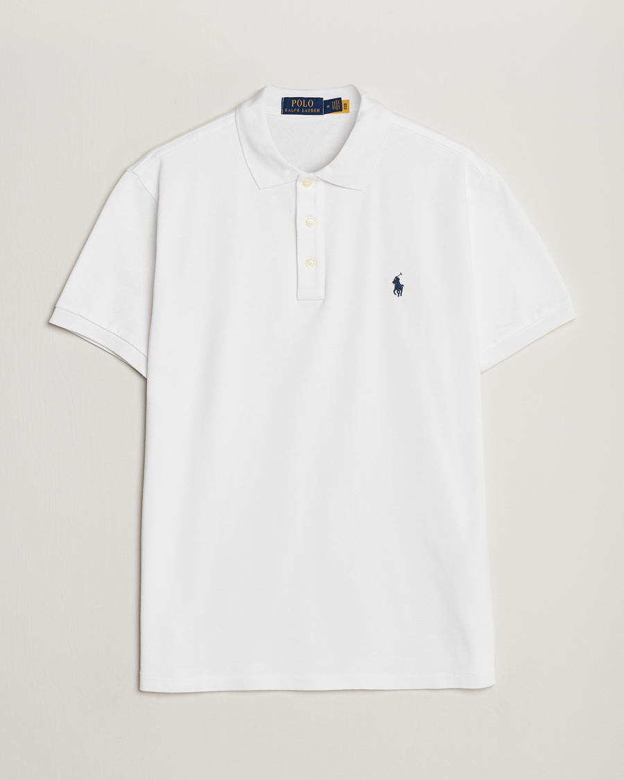 Heren | Polo's | Polo Ralph Lauren | Custom Fit Spa Terry Polo White