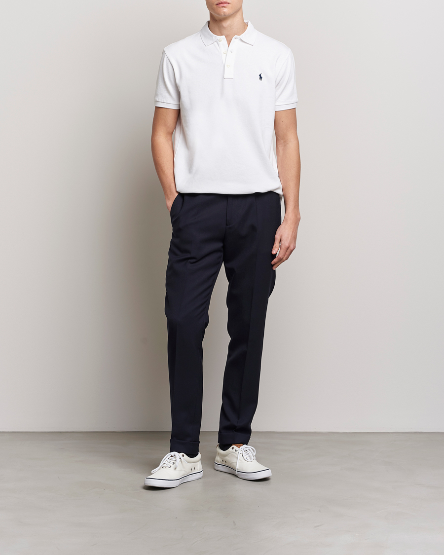 Heren | Polo's | Polo Ralph Lauren | Custom Fit Spa Terry Polo White