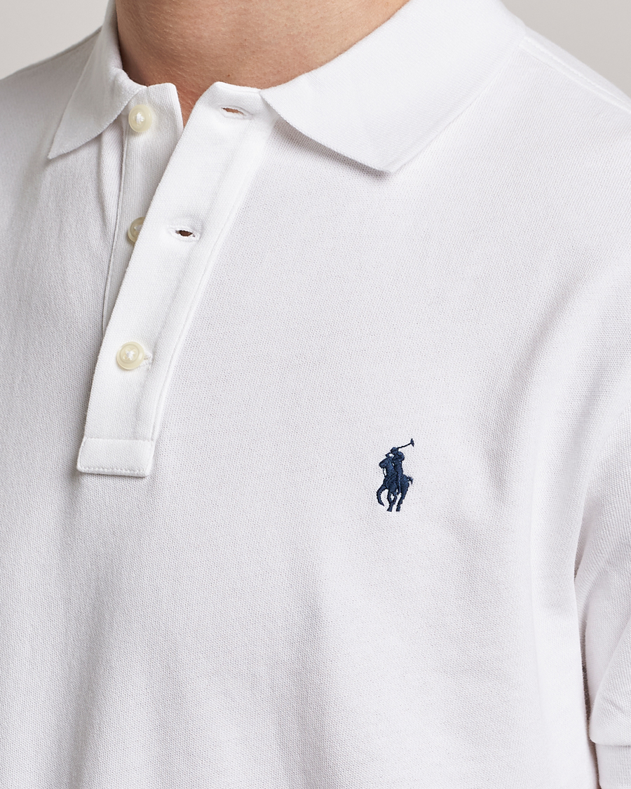 Heren | Polo's | Polo Ralph Lauren | Custom Fit Spa Terry Polo White