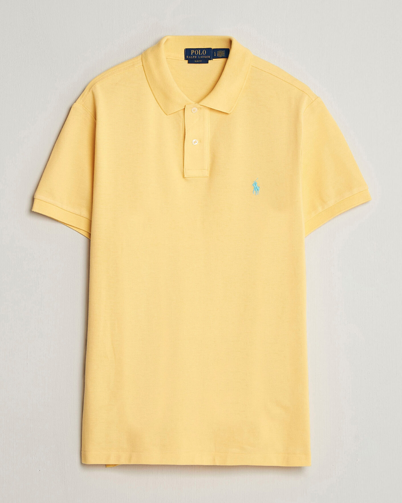 Heren | Polo's | Polo Ralph Lauren | Slim Fit Polo Empire Yellow