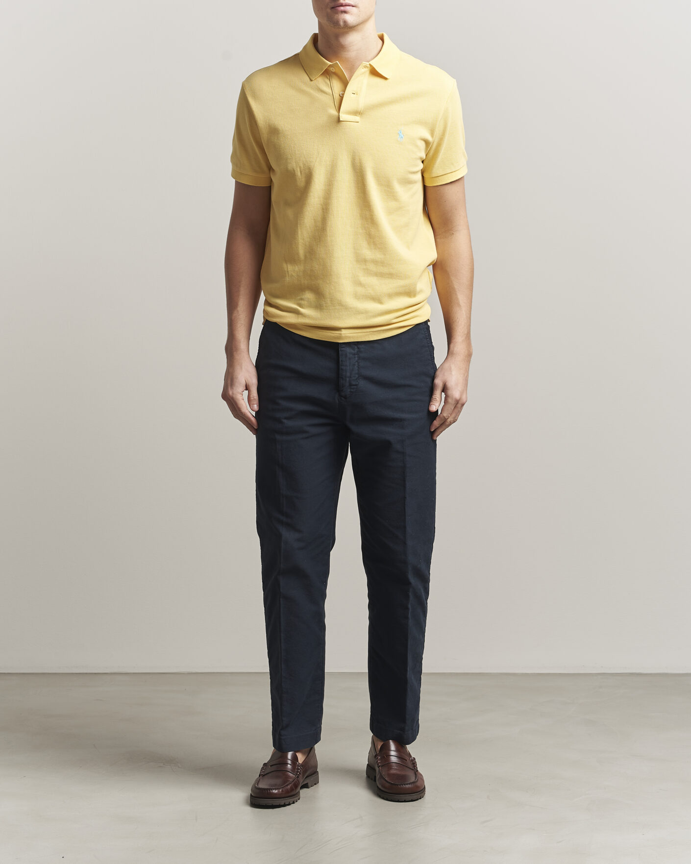 Heren | Polo's | Polo Ralph Lauren | Slim Fit Polo Empire Yellow