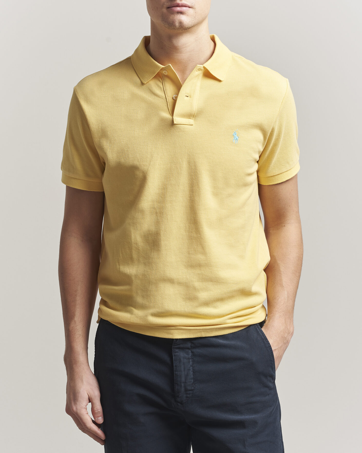 Heren | Polo's | Polo Ralph Lauren | Slim Fit Polo Empire Yellow
