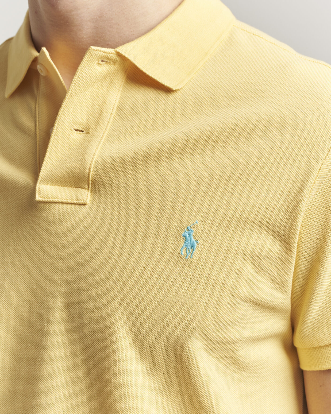 Heren | Polo's | Polo Ralph Lauren | Slim Fit Polo Empire Yellow